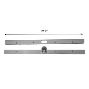 Inchidere metalica geanta cu 10 suruburi 19x1cm 507660 argintiu - Img 2