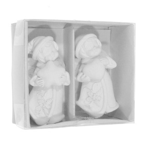Inger ceramica alb 6x3,6cm 2 modele/cutie Canea RD7B-0653 - Img 3