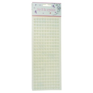 Jumatati perla plastic adeziva ivoar 7mm 240/set