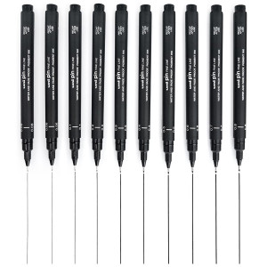 Liner negru pe baza de apa Uni PIN-200S - Img 12