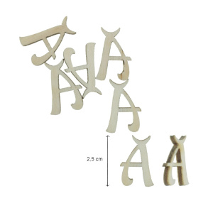 Litera placaj 2,5cm 5/set - Img 29