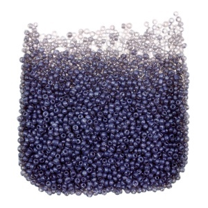 Margele nisip rotunde mov inchis lucios 2mm 60g