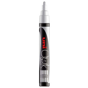 Marker creta alb varf 1,8-2,5mm Uni chalk pwe-5m m402