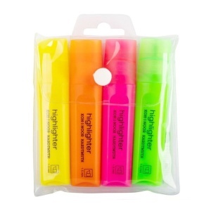 Marker evidentiator 4 culori/set 1-5mm Koh-I-Noor K7501-4BL