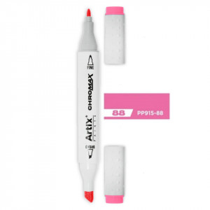 Marker pe baza de alcool cu 2 capete varf rotund si tesit 1mm/2-5mm Artix PP915 - Img 13