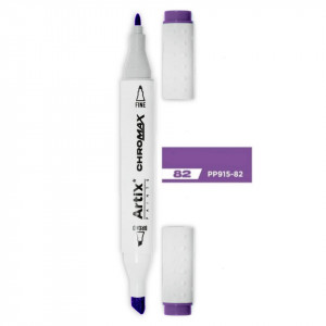 Marker pe baza de alcool cu 2 capete varf rotund si tesit 1mm/2-5mm Artix PP915 - Img 23