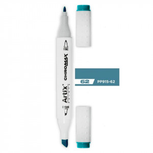 Marker pe baza de alcool cu 2 capete varf rotund si tesit 1mm/2-5mm Artix PP915 - Img 43