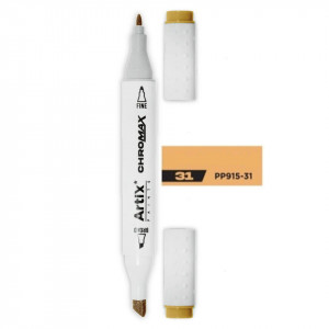 Marker pe baza de alcool cu 2 capete varf rotund si tesit 1mm/2-5mm Artix PP915 - Img 81