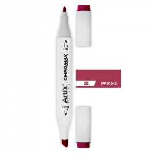 Marker pe baza de alcool cu 2 capete varf rotund si tesit 1mm/2-5mm Artix PP915 - Img 101