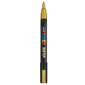 Marker vopsea pe baza de apa varf 0,9-1,3mm Uni Posca pc-3m - Img 21