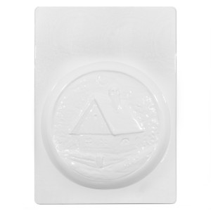 Matrita plastic peisaj casa 14cm 257