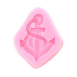 Matrita silicon ancora 5x6x1,1cm 824956 roz