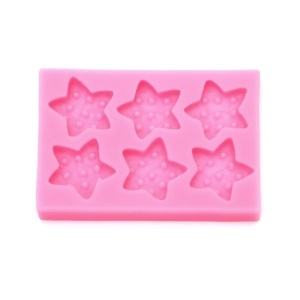 Matrita silicon model stele 9x6,5x0,7cm 825481 roz
