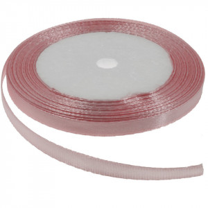 Panglica satinata roz antic 6mm x 21m/rola