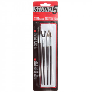 Pensula par camila varf drept/rotund 5/set P40