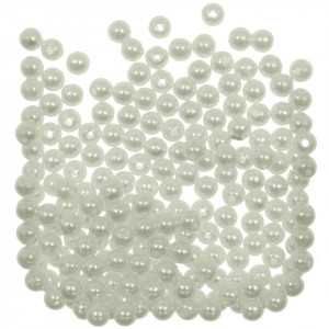 Perla plastic ivoar/crem 6mm 20g