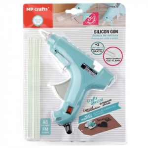 Pistol silicon mare 17x15cm + 2 batoane silicon 1,1x19,5cm 60W MP PM930