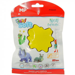 Plastilina elastica uscare la aer Flexi Soft 60g MP Colours PY034 - Img 19