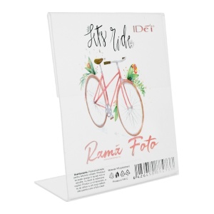 Rama foto plastic transparent verticala 15x20x5,5cm 6027/088476