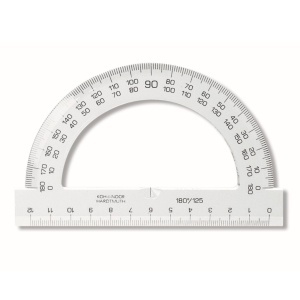 Raportor plastic transparent 12,5cm 180 grade Koh-I-Noor K746 238