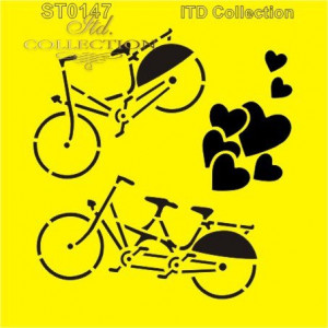 Sablon plastic 16x16cm ITD ST0147A