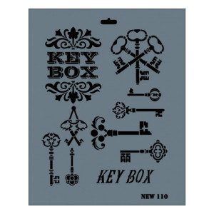 Sablon plastic Chei 25x35cm Rich NEW 110