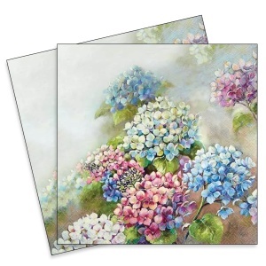 Servetel Hortensii 33x33cm 2/set 13319560