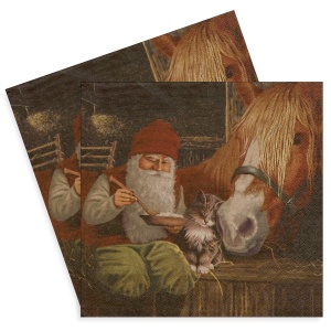 Servetel mos si animale 33x33cm 2/set 303520