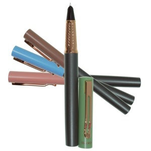 Stilou metal cu convertor culori diverse Dikawen 8079 - Img 1