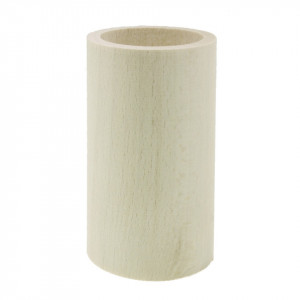 Suport pentru lumanare din lemn model cilindric 8x5cm LS320M