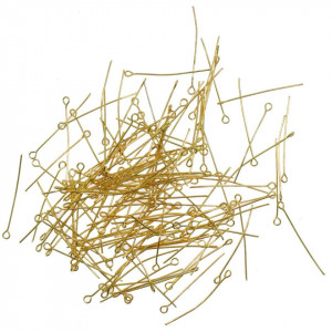 Tija aurie cu bucla 35x0,7mm 20g (160buc)