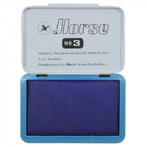 Tusiera cu tus 5x10cm Horse/Huhua CNX Nr.3 T388 albastru - Img 3