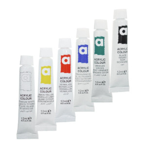 Vopsea acrilica 6 culori x 12ml/set Artix PP177 - Img 3