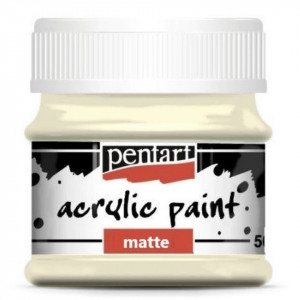 Vopsea acrilica mata 50ml Pentart - Img 2