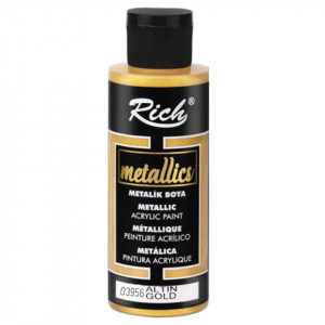 Vopsea acrilica metalizata 120ml Rich MET-120 - Img 3