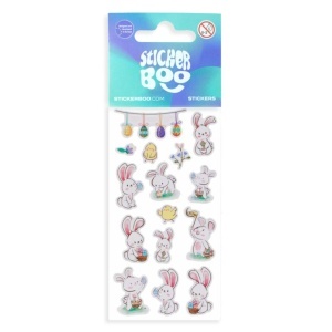 Abtibild iepuri Paste 6,5x12,5cm 15/folie Sticker Boo S2770