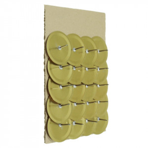Ac lumanare auriu 4,5cm 20/set - Img 1