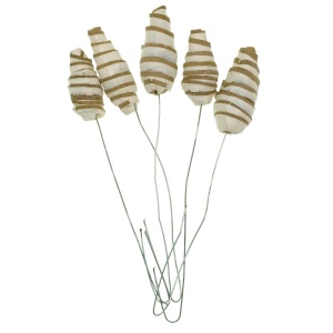 Acadea ming 5-5,5cm natur cu tija 5/set - Img 1