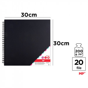 Album scrapbooking negru 200g 20 file MP Craft PD140-0- - Img 3