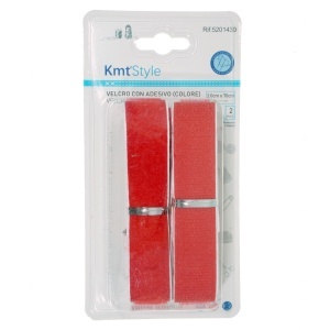 Banda scai adeziva (velcro) rosie 2x70cm 2/set KmtStyle 5201430