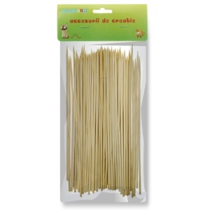 Bete lemn natur varf ascutit 19,5cm 100/set Colorarte A633