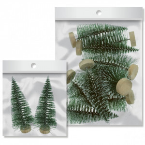 Brad sarma verde nins cu suport lemn 8cm 359013 - Img 1