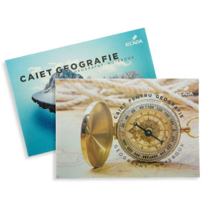 Caiet geografie policromie A4 60g 24 file Ecada 29301 - Img 1