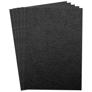 Carton imitatie piele negru A4 230g 10/set Ecada 41401N