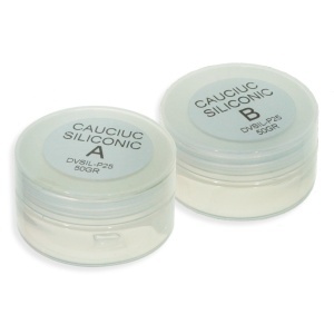 Cauciuc siliconic lichid bicomponent pentru matrite 50g+50g P25