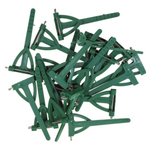 Cocarda T verde 6,5cm 20/set