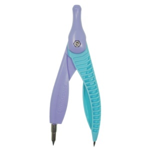Compas plastic/metal 12,2cm mov/turcoaz ErichKrause