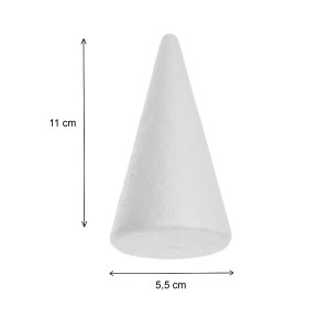 Con polistiren 5.5x11cm 2/set MP PM724 - Img 2