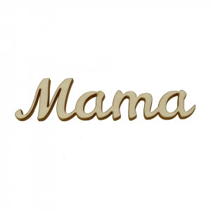 Cuvant placaj -Mama- 1,8x7,5cm