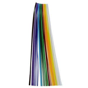 Fasii quilling multicolor 1,5x250mm 120g/mp 216 buc